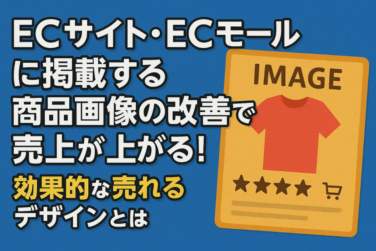 ECサイト・ECモールに掲載する商品画像の改善で売上が上がる！効果的な売れるデザインとは